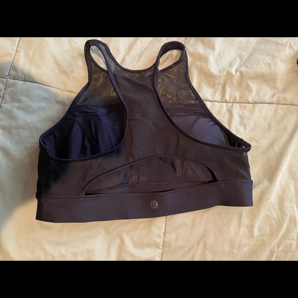 Lululemon high neck bikini top black size L